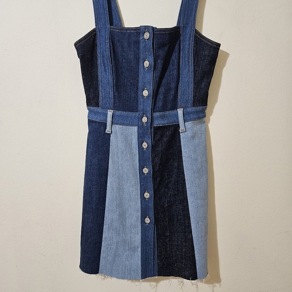 7 For All Mankind Patchwork Dress - Picture 7 of 7